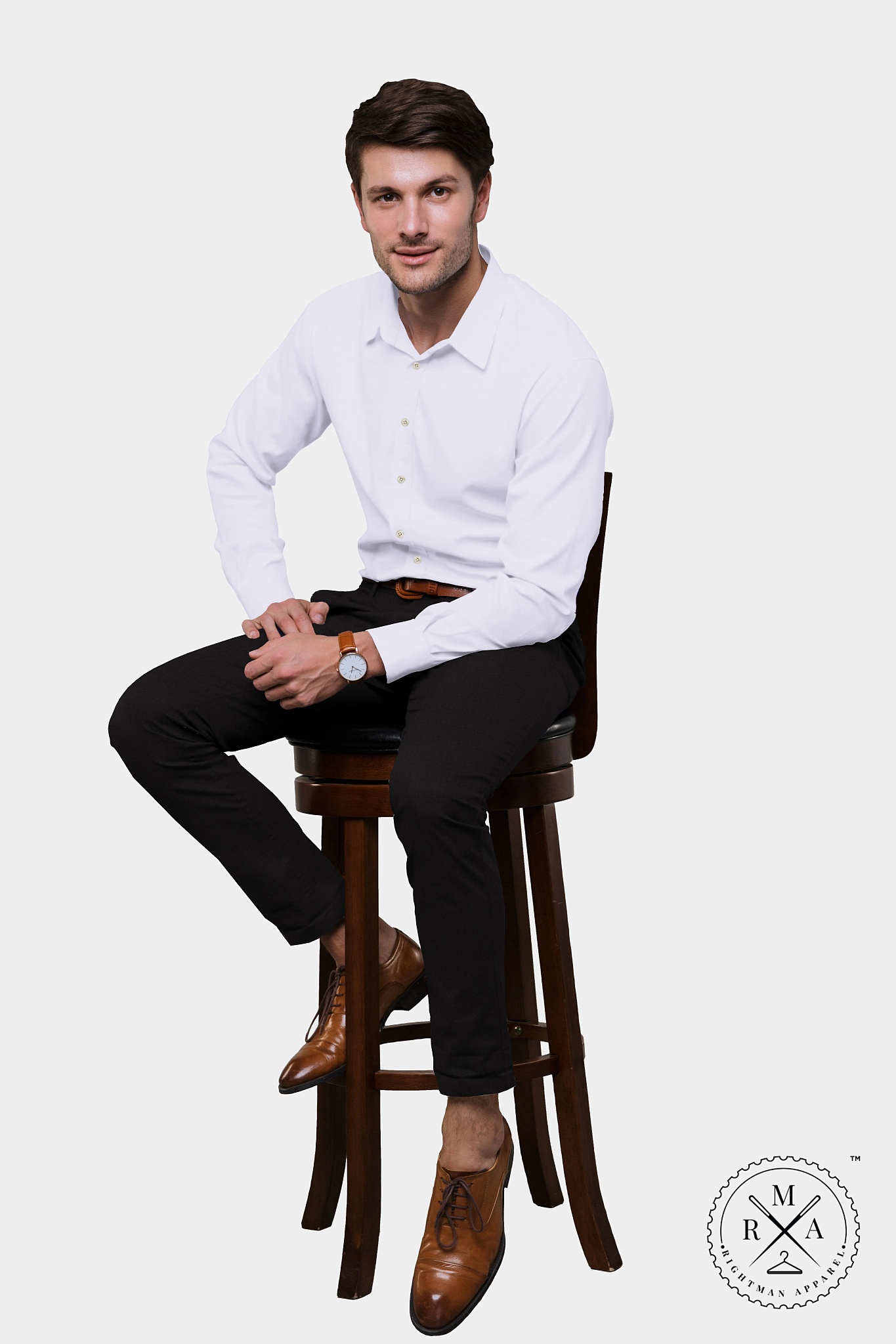 Royal White Shirt SH197